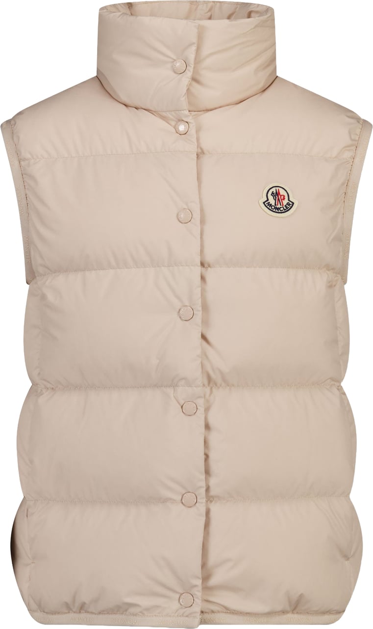 Moncler Badia Kinder Meisjes Bodywarmer In Beige Beige