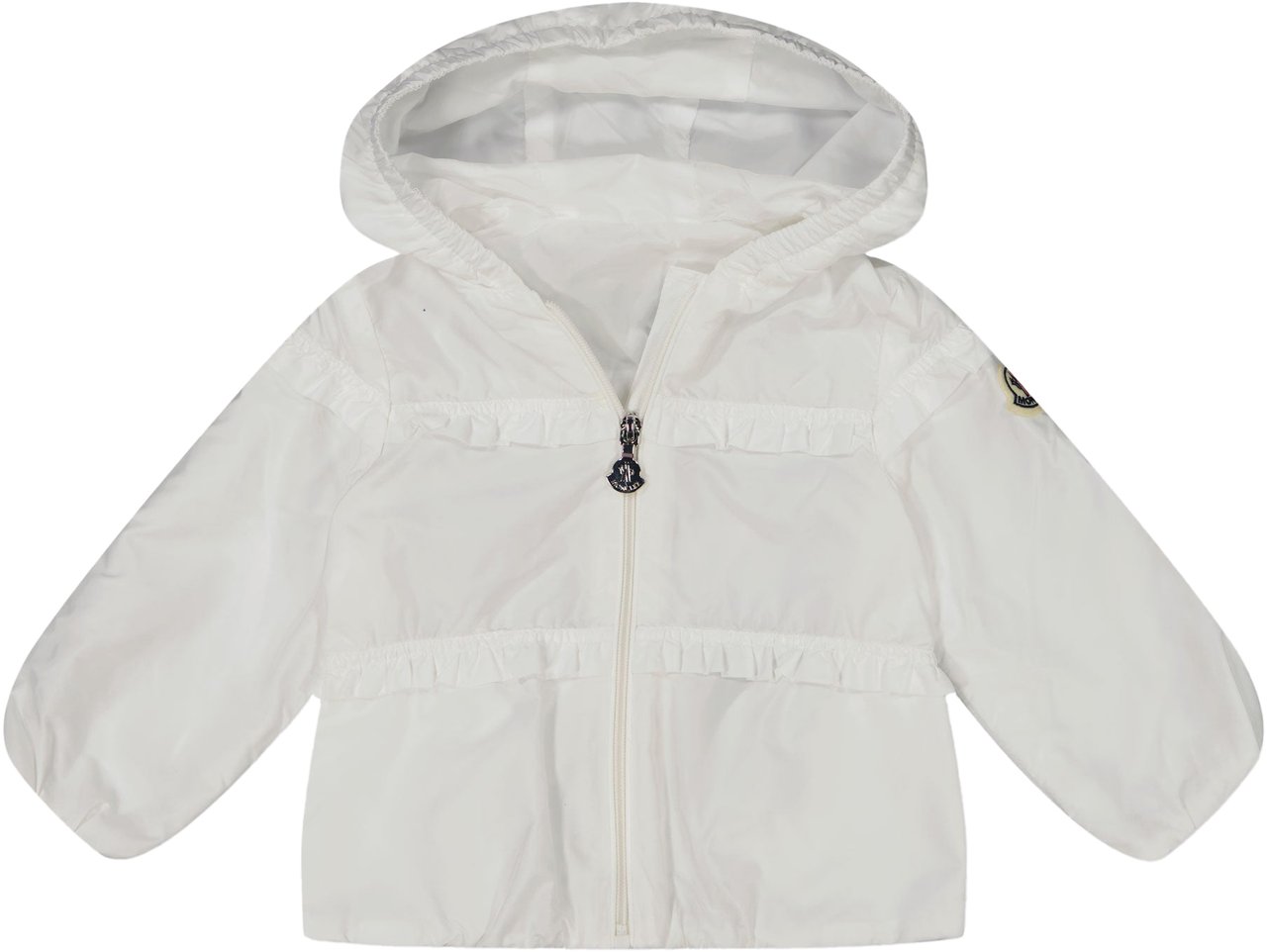 Moncler Moncler Hiti Baby Meisjes Zomerjas In Wit Wit