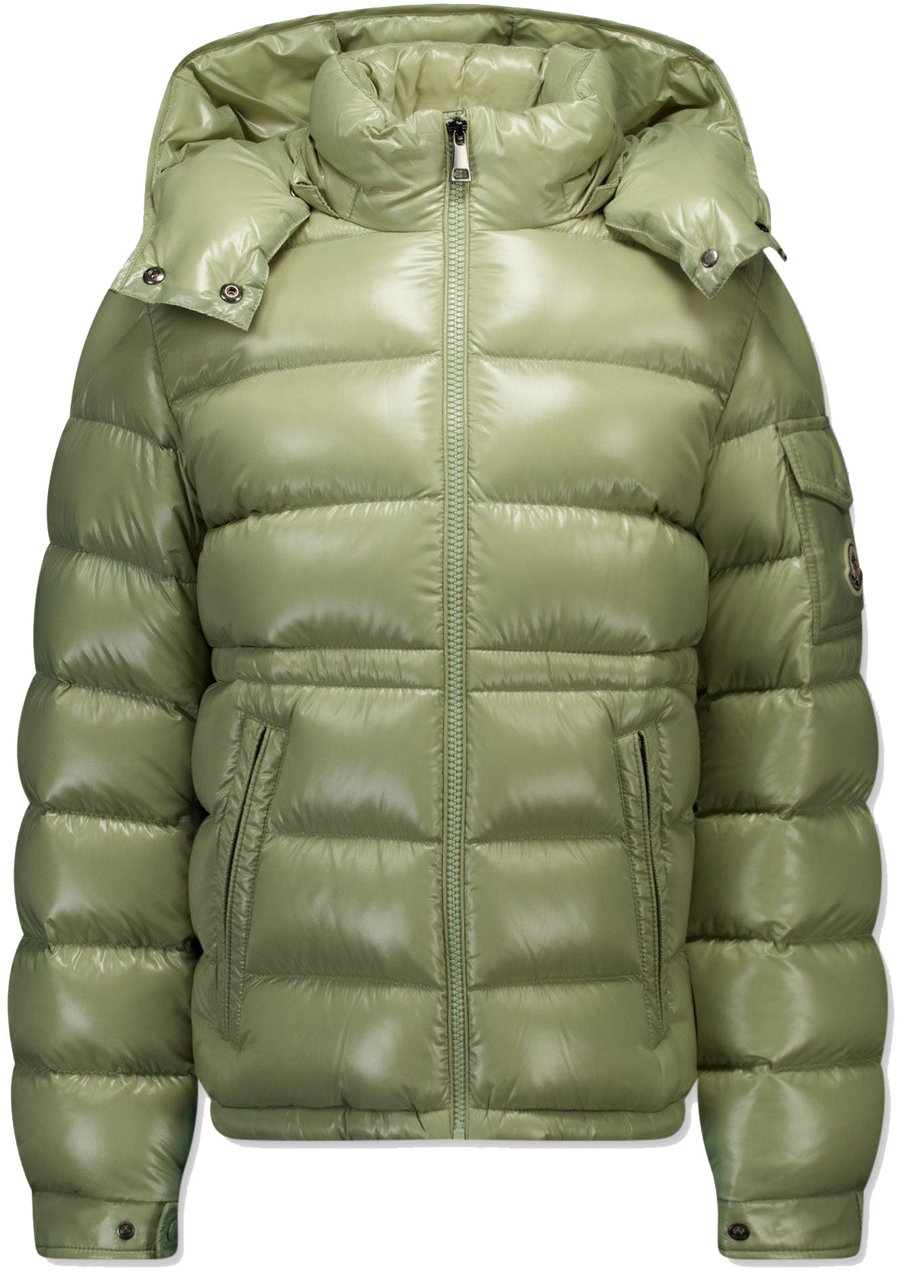 Moncler Moncler Maire Kinder Meisjes Winterjas In Licht Groen Groen
