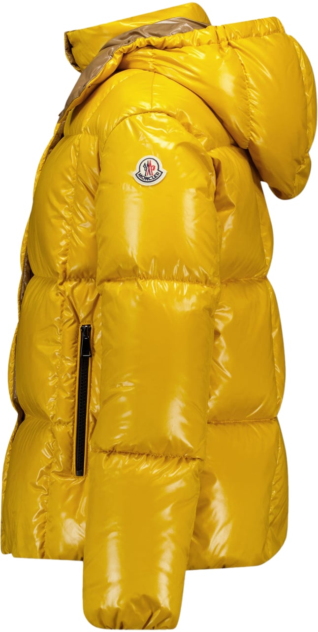 Moncler Moncler Parana Kinder Meisjes Winterjas In Geel Geel