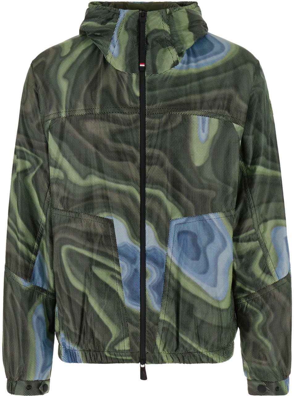 Moncler Moncler Printed polyester Peyrus k-way Divers