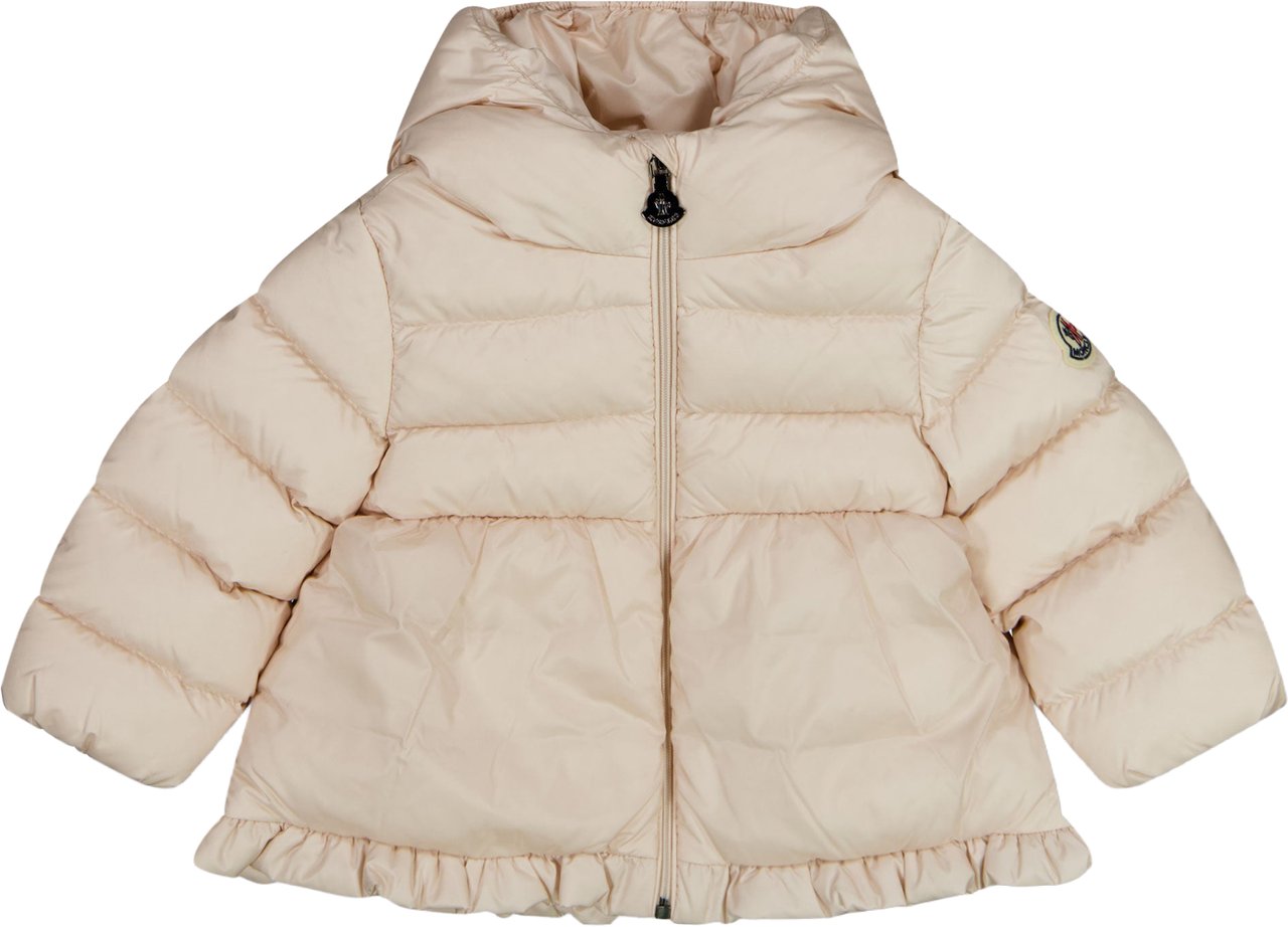 Moncler Odile Baby Meisjes Winterjas In Licht Roze Roze