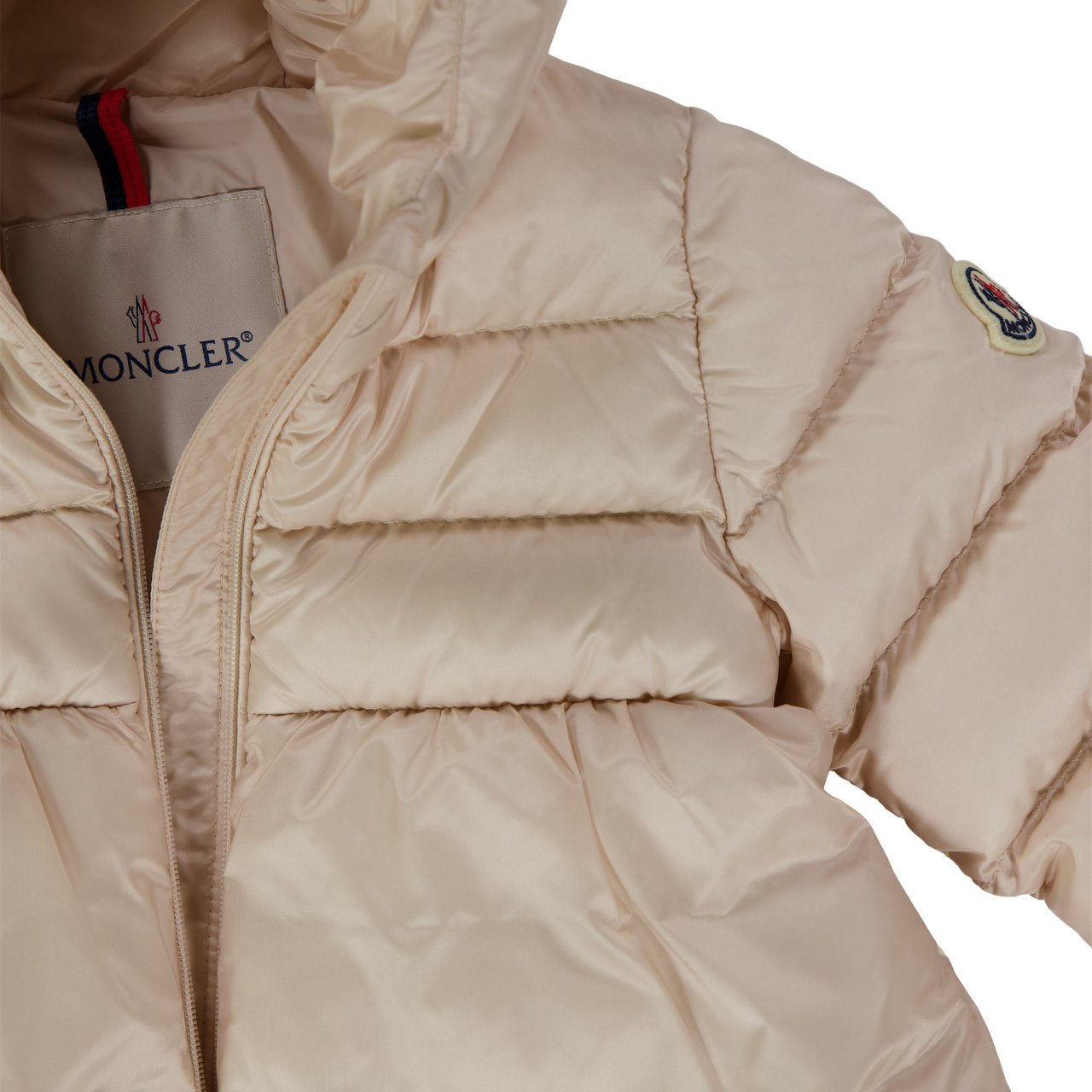 Moncler Odile Baby Meisjes Winterjas In Licht Roze Roze