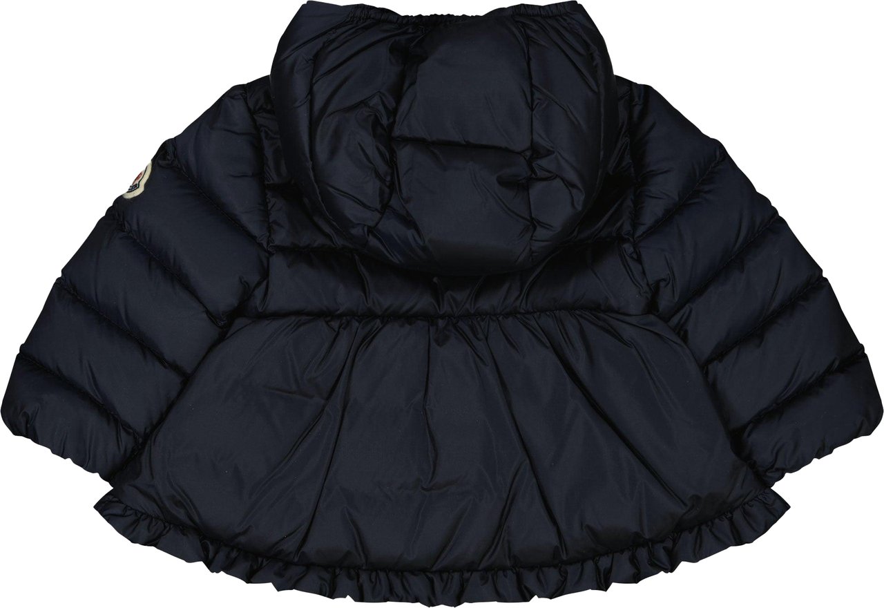 Moncler Moncler Odile Baby Meisjes Winterjas Navy Blauw