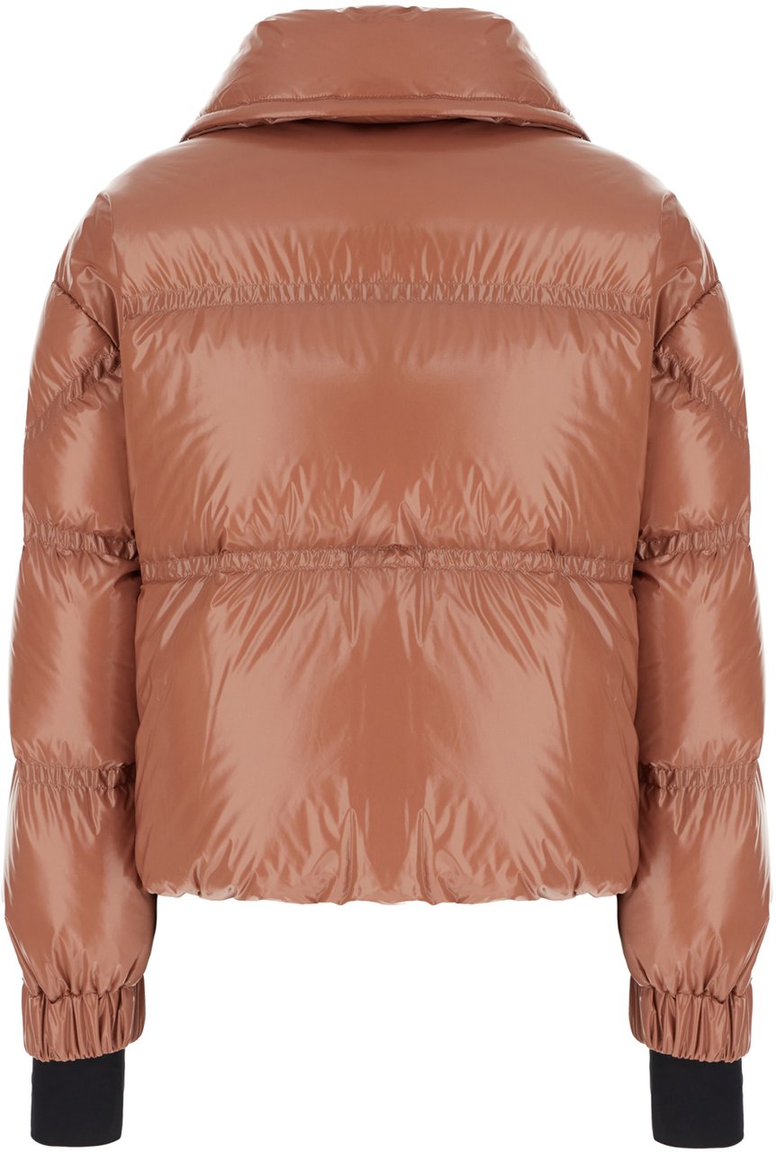 Moncler Moncler Pink nylon Cluses down jacket Roze