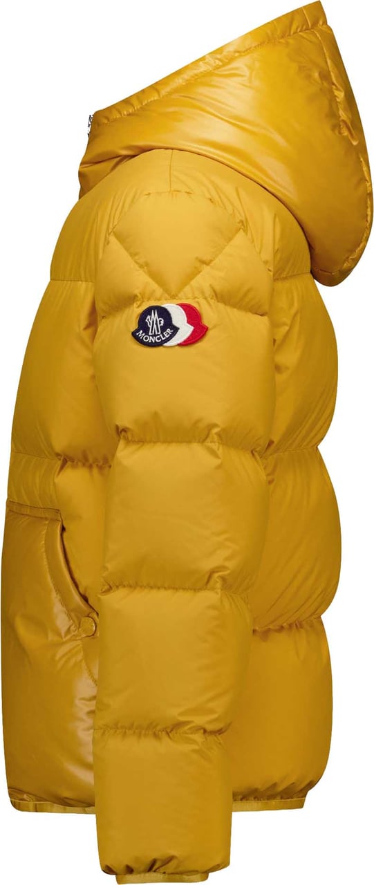 Moncler Barin Kinder Jongens Winterjas In Geel Geel