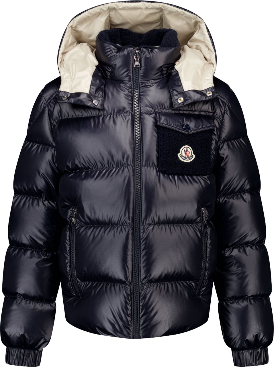 Moncler Yule Kinder Jongens Winterjas In Navy Blauw