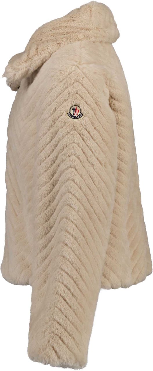 Moncler Eira Kinder Meisjes Winterjas In Licht Beige Beige
