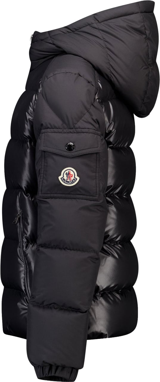 Moncler Hyoseris Kinder Jongens Winterjas In Zwart Zwart