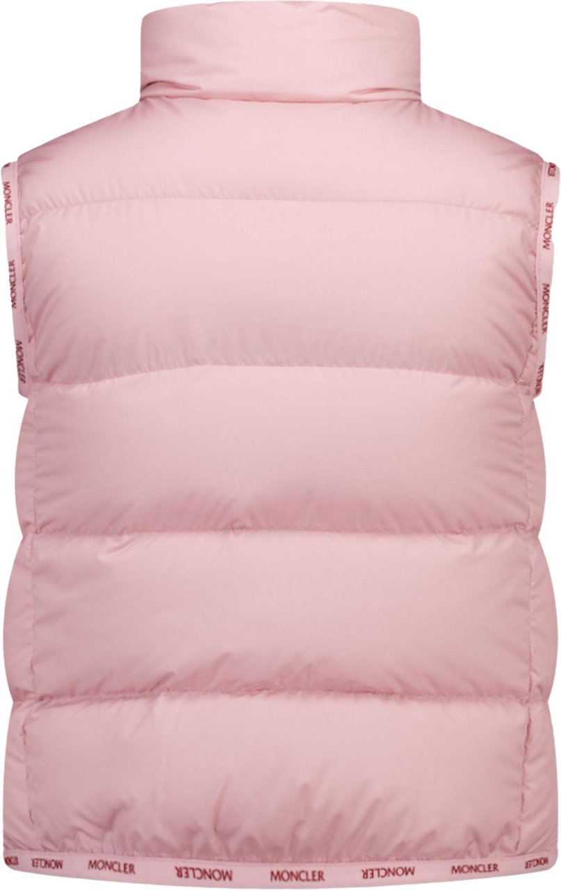 Moncler Moncler Badia Kinder Meisjes Bodywarmer In Licht Roze Roze