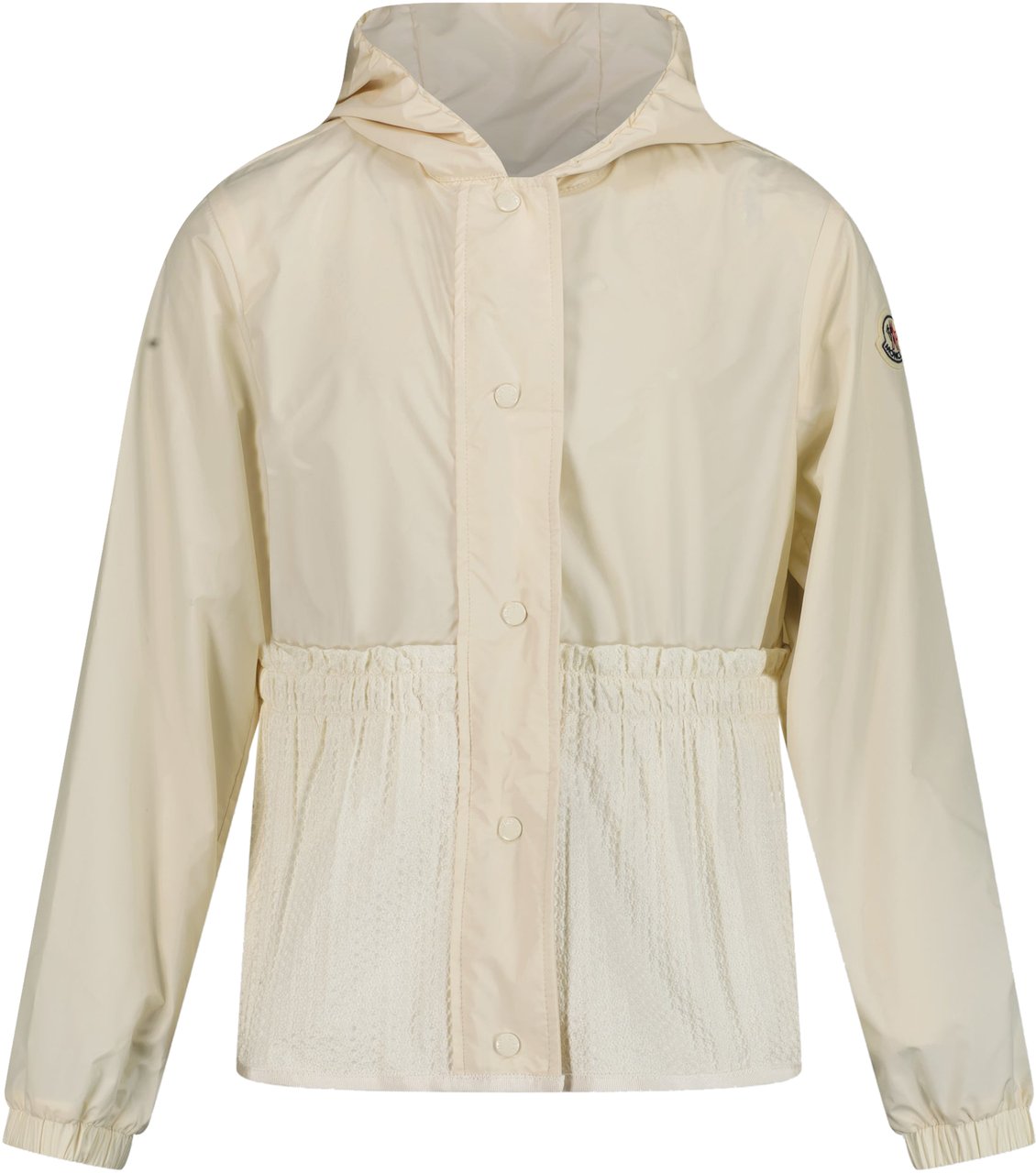 Moncler Moncler Odete Kinder Meisjes Zomerjas In Off White Wit