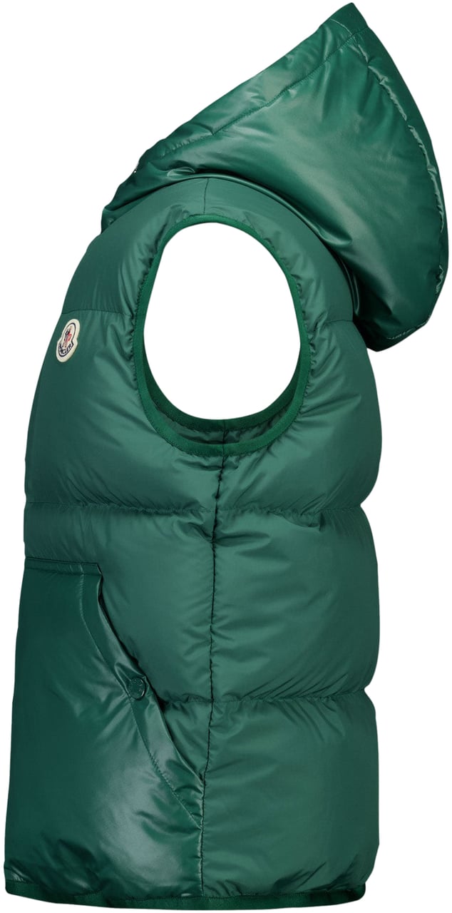 Moncler Moncler Voldan Kinder Jongens Bodywarmer In Groen Groen