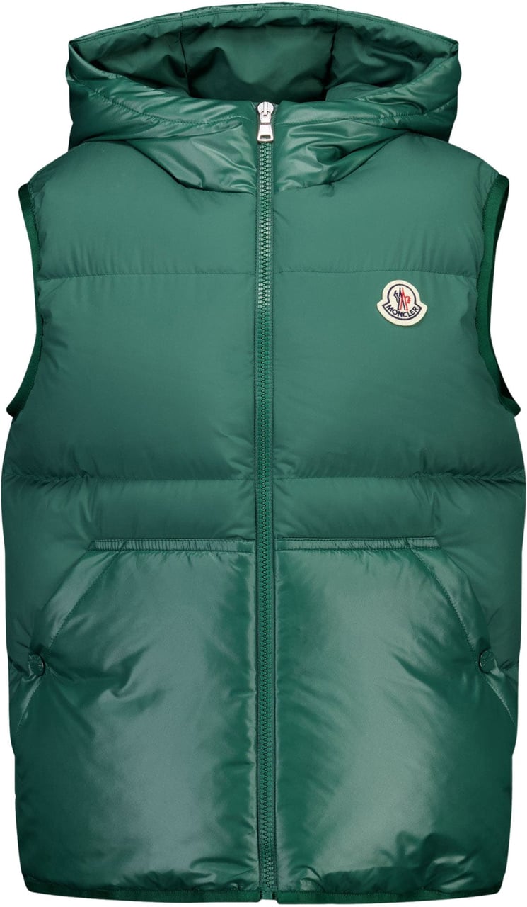 Moncler Moncler Voldan Kinder Jongens Bodywarmer In Groen Groen