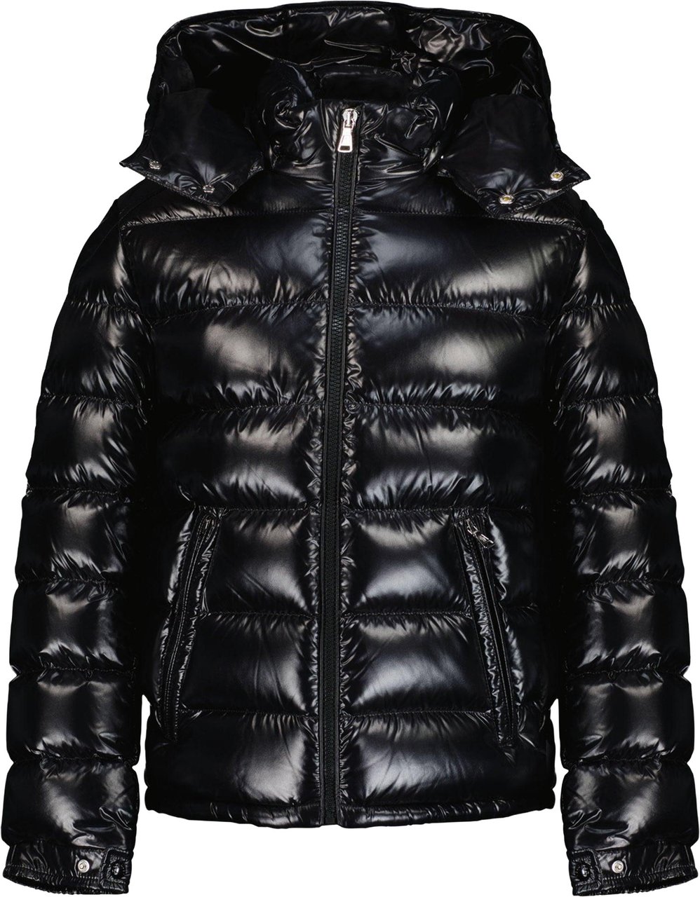 Moncler Maya Jongens Winterjas Zwart Zwart