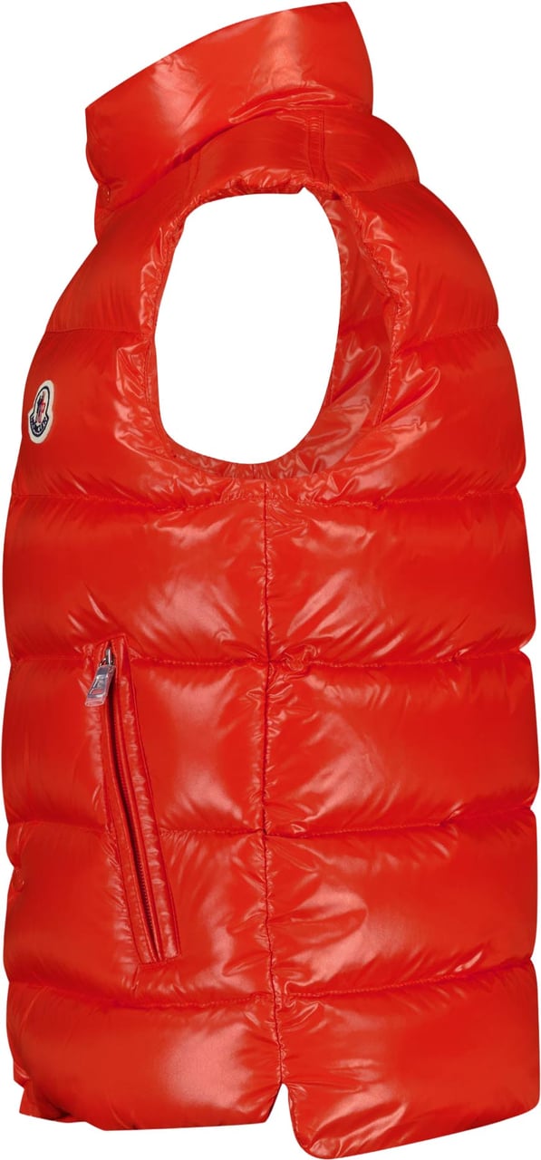 Moncler Tib Kinder Jongens Bodywarmer In Oranje Oranje