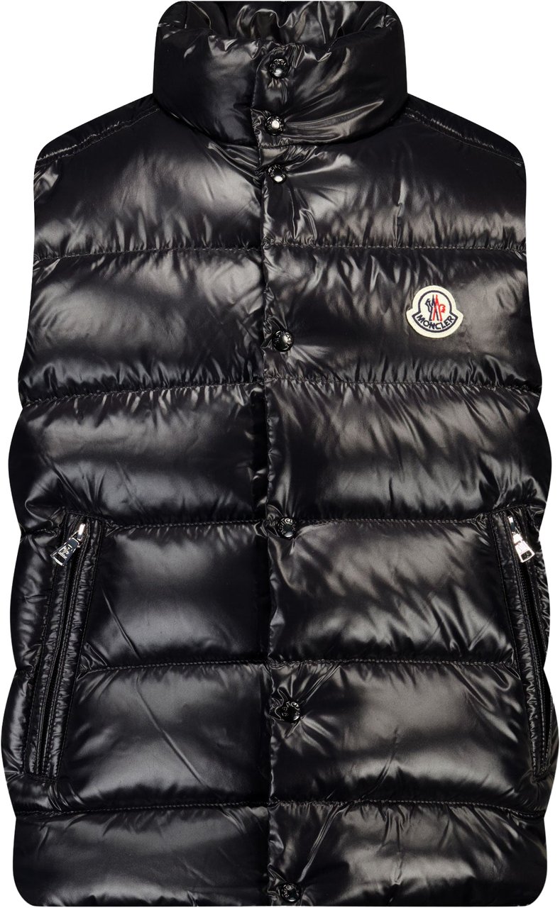 Moncler Tib Kinder Jongens Bodywarmer In Zwart Zwart