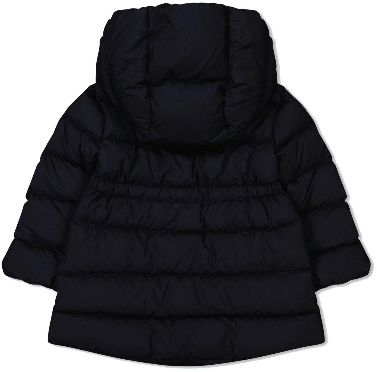 Moncler Moncler Molan Baby Meisjes Winterjas In Navy Blauw
