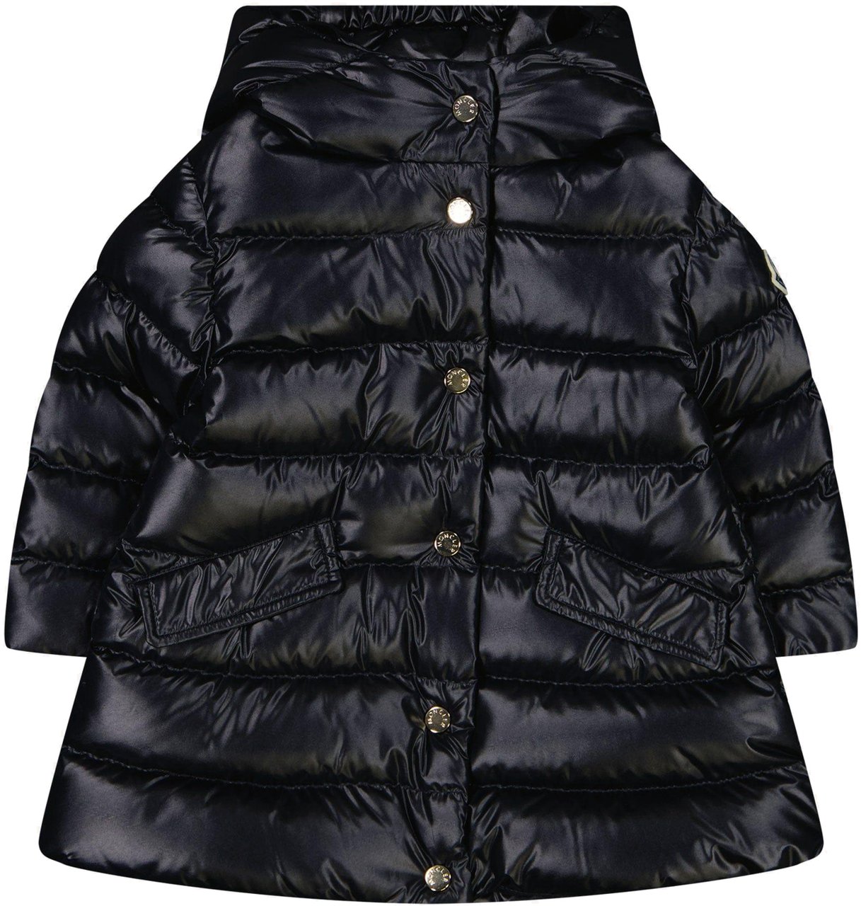 Moncler Moncler Ibida Baby Meisjes Winterjas Navy Blauw