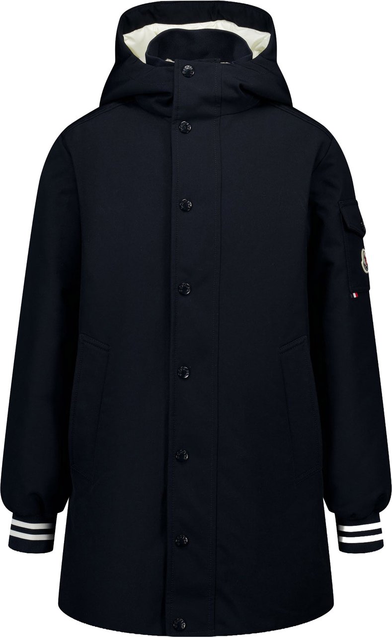 Moncler Ever Kinder Jongens Winterjas In Navy Blauw