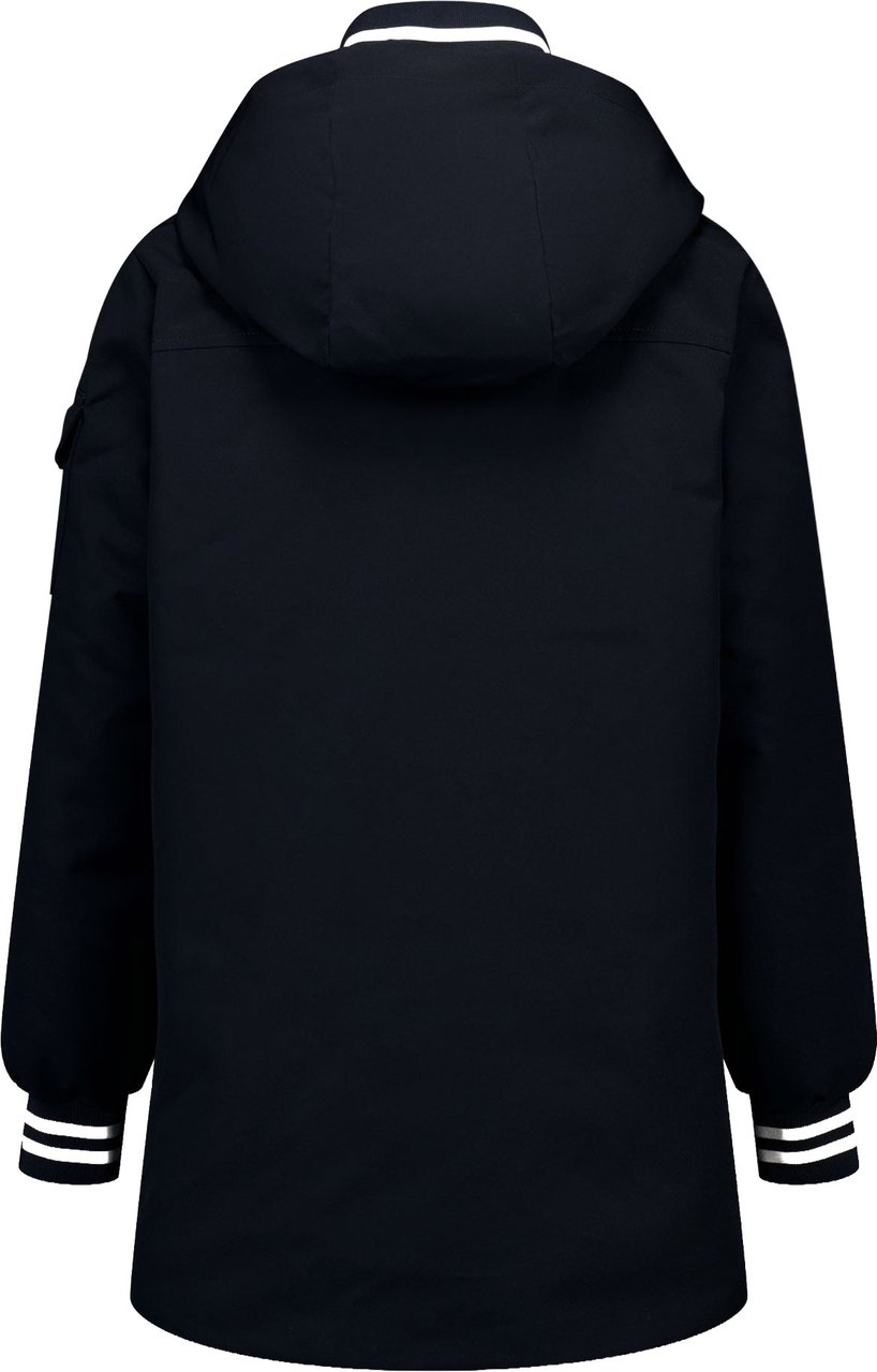 Moncler Ever Kinder Jongens Winterjas In Navy Blauw