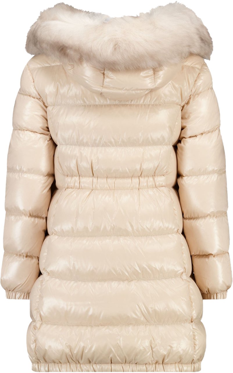 Moncler Moncler Aruna Kinder Meisjes Winterjas In Ecru Beige