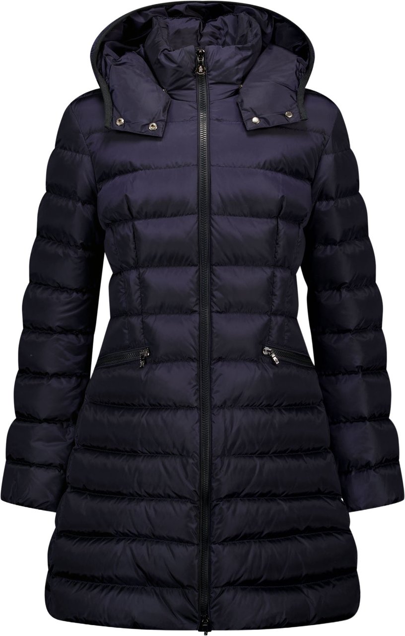 Moncler Charpal Kinder Meisjes Winterjas In Navy Blauw
