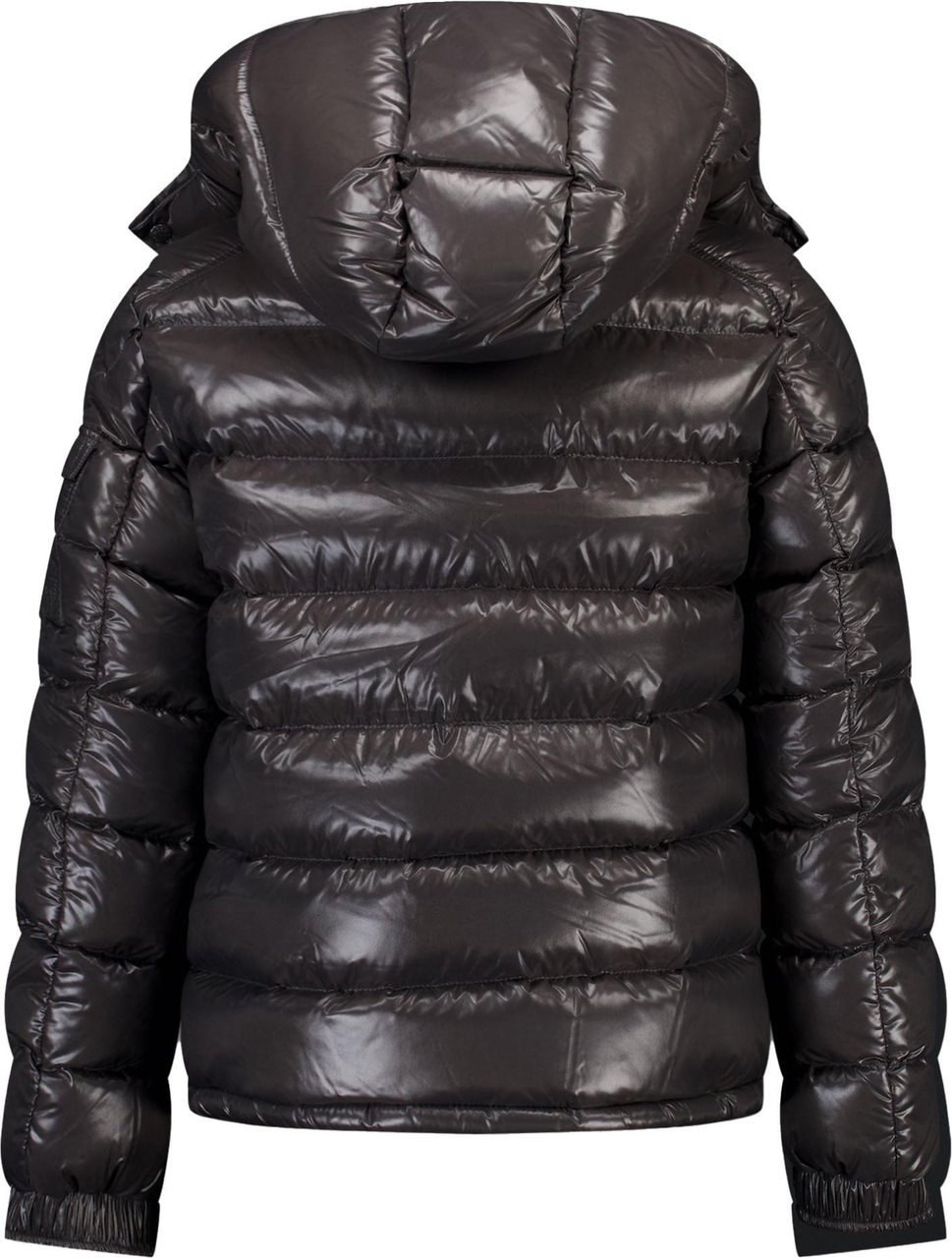 Moncler Moncler Maya Kinder Jongens Winterjas In Antraciet Zwart
