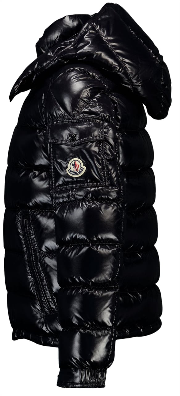 Moncler Moncler Maya Kinder Jongens Winterjas In Zwart Zwart