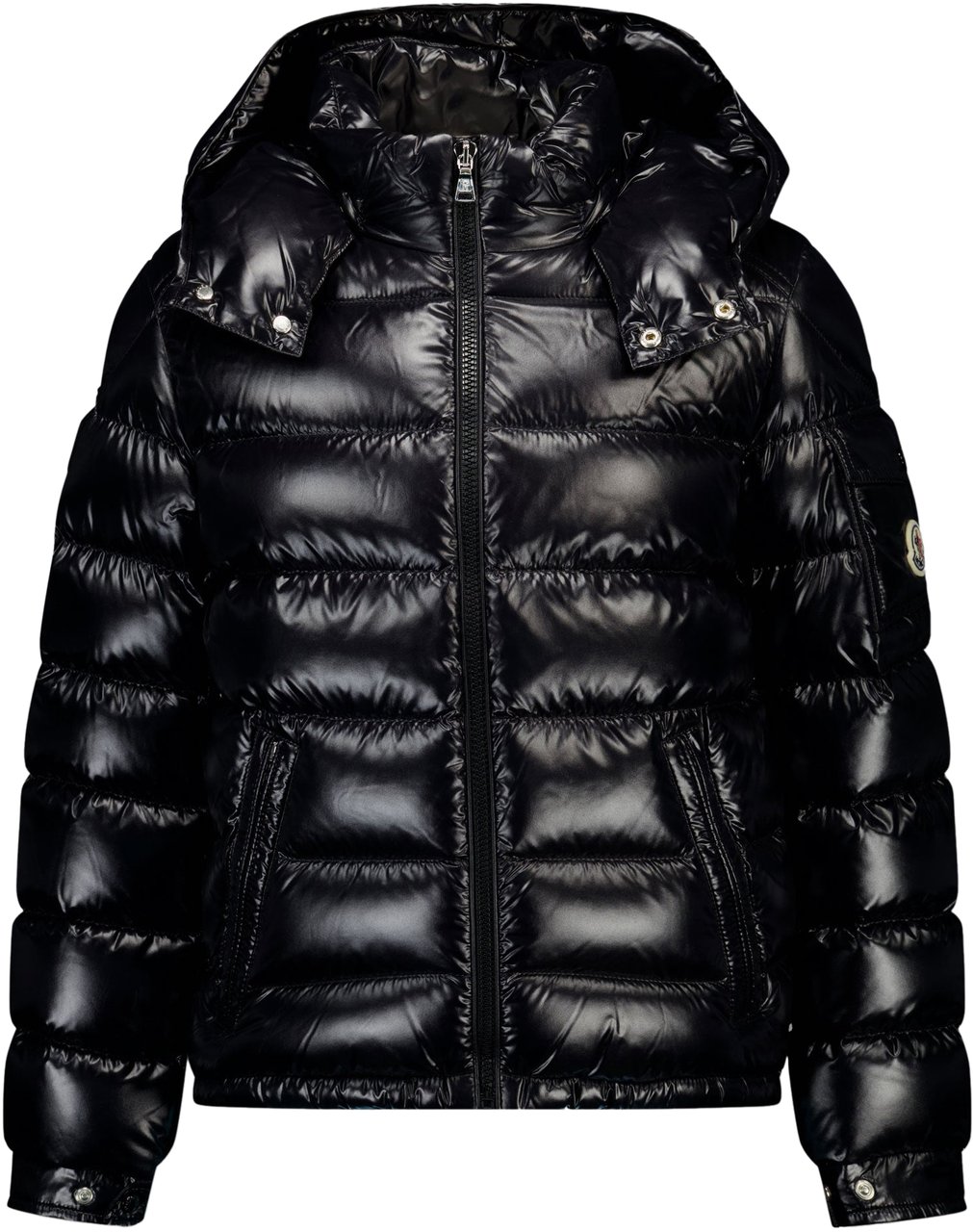 Moncler Moncler Maya Kinder Jongens Winterjas In Zwart Zwart