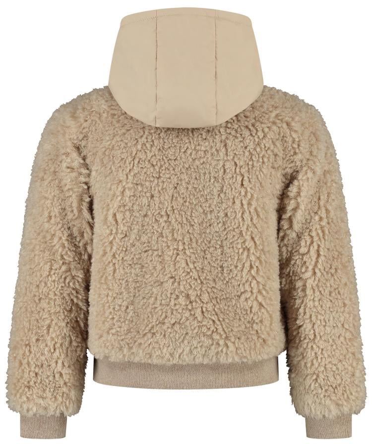 Moncler Zip Up Cardigan Beige
