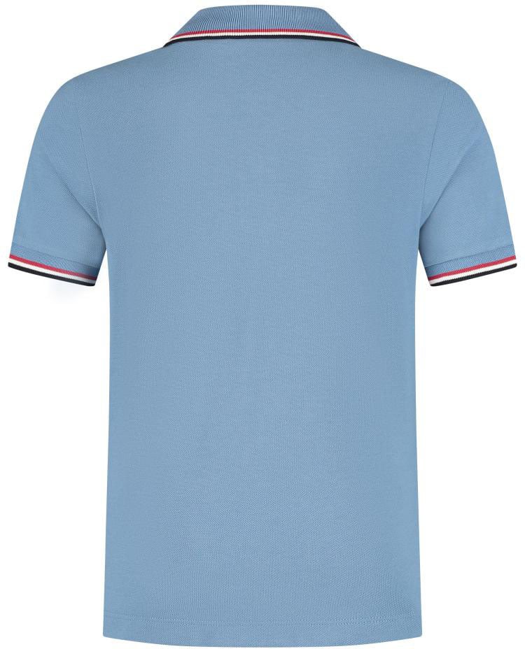 Moncler Ss Polo Blauw