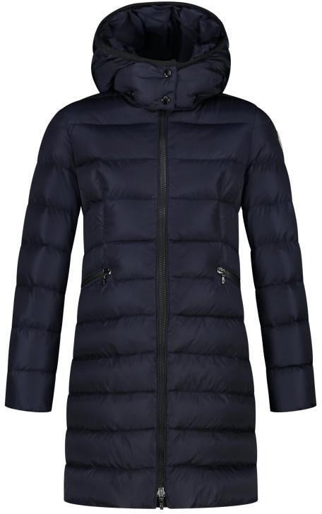 Moncler Charpal Long Coat Blauw