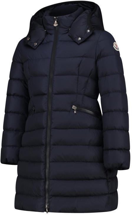 Moncler Charpal Long Coat Blauw