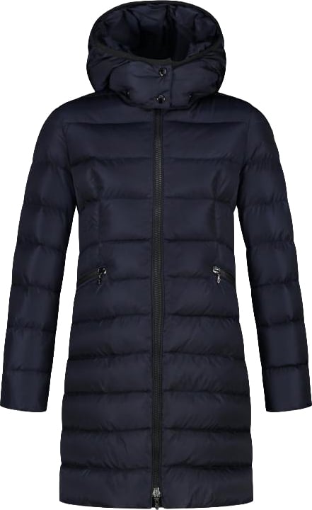 Moncler Charpal Long Coat Blauw