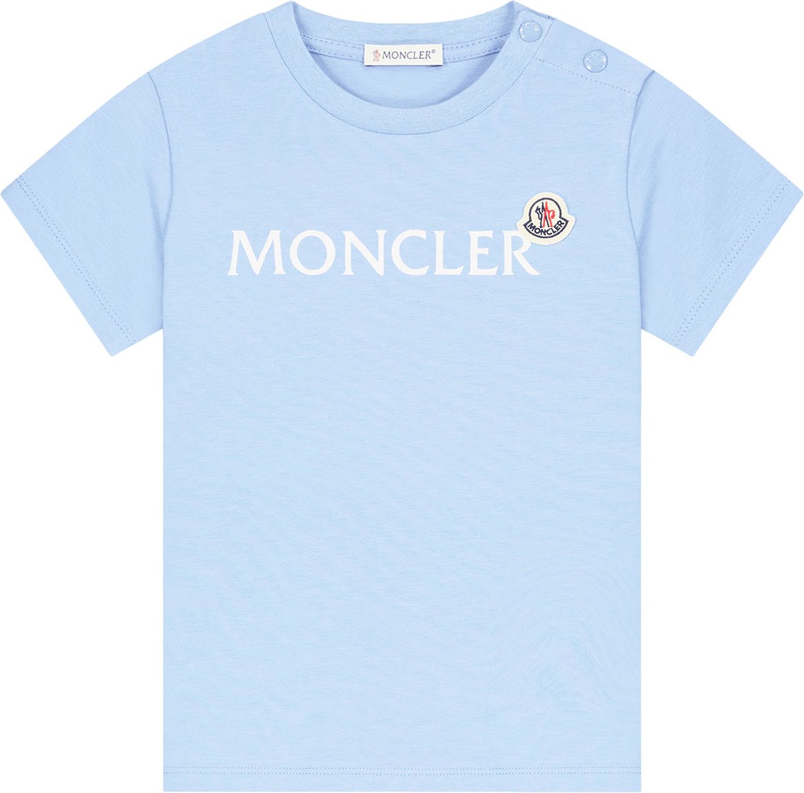 Moncler Ss T-shirt Blauw