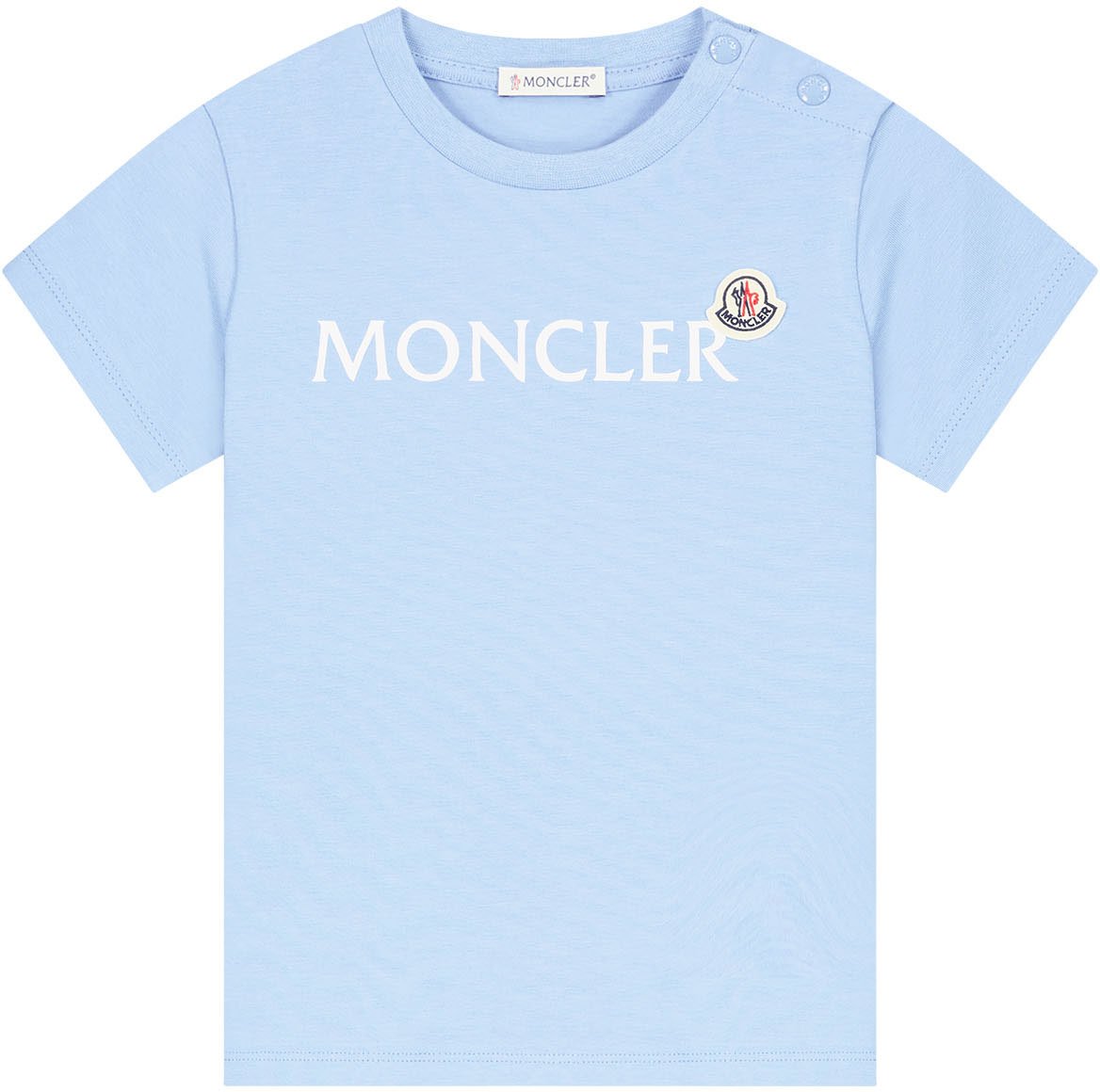 Moncler Ss T-shirt Blauw