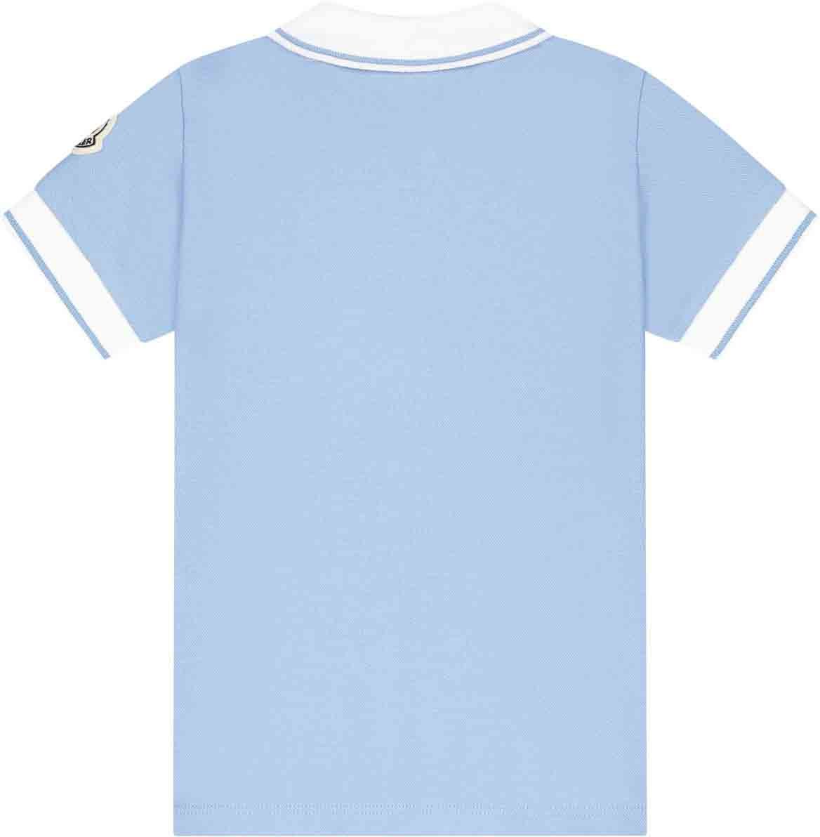 Moncler Ss Polo Blauw