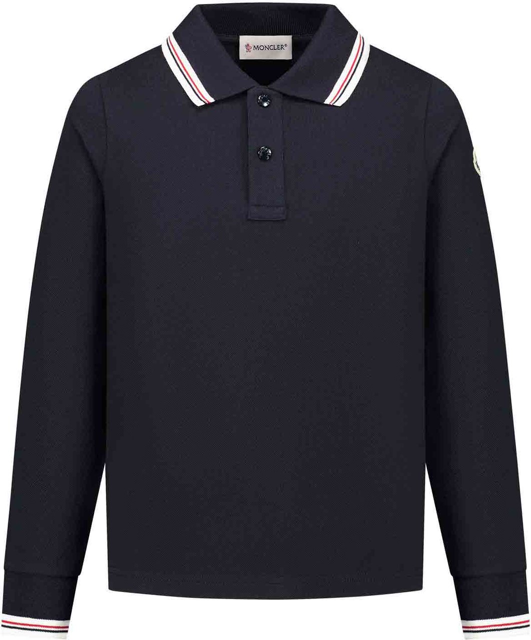 Moncler Ls Polo Blauw