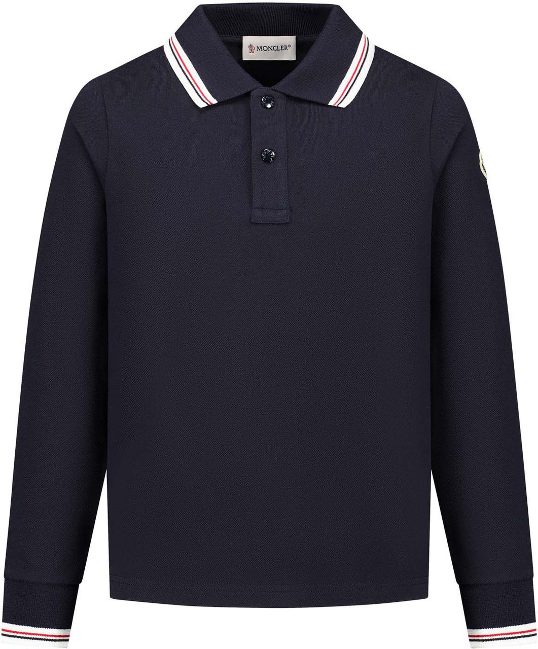 Moncler Ls Polo Blauw