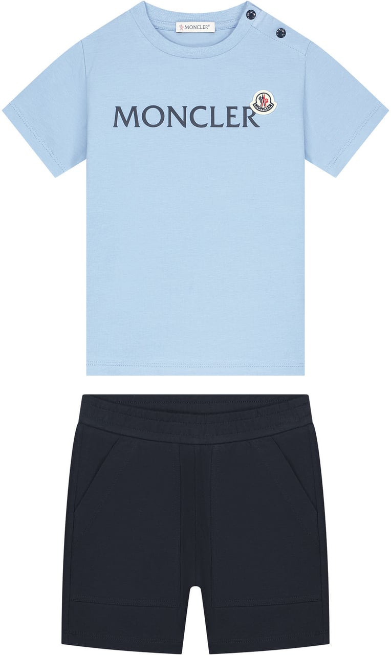 Moncler Knitwear Clothing Ensemble Blauw