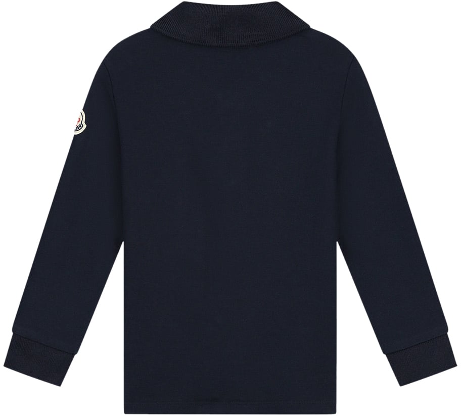 Moncler Ls Polo Blauw