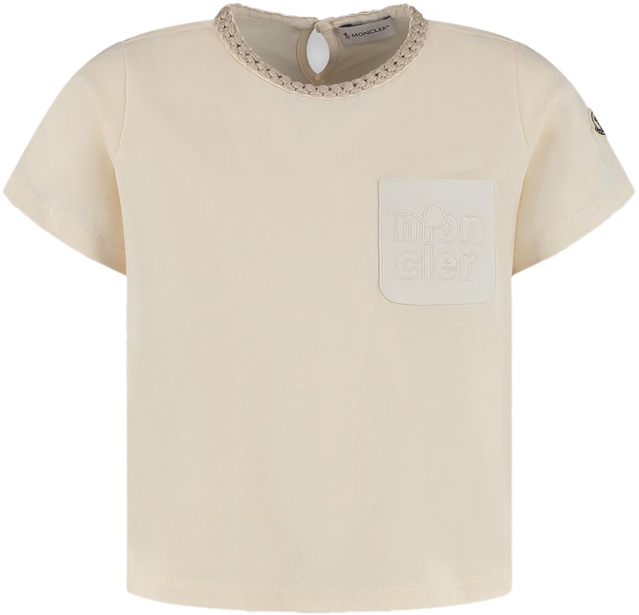 Moncler Ss T-shirt Beige