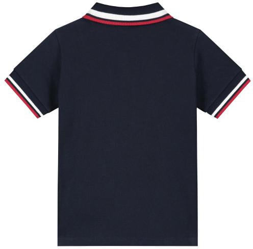 Moncler Ss Polo Blauw