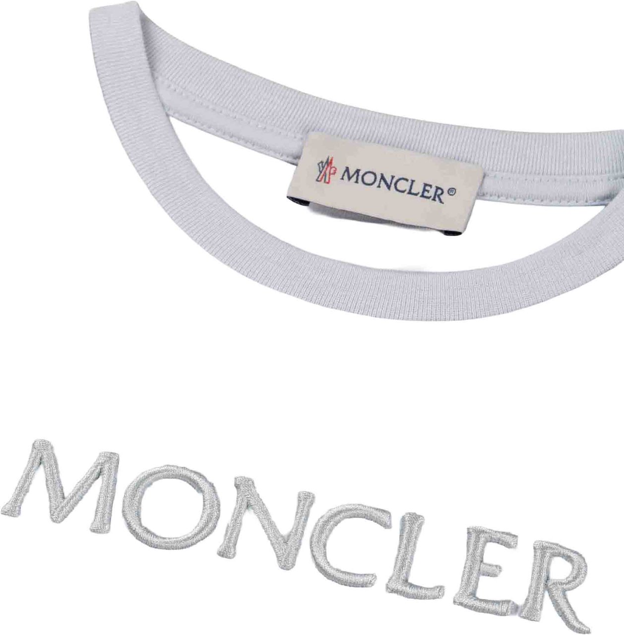 Moncler Ss T-shirt Blauw