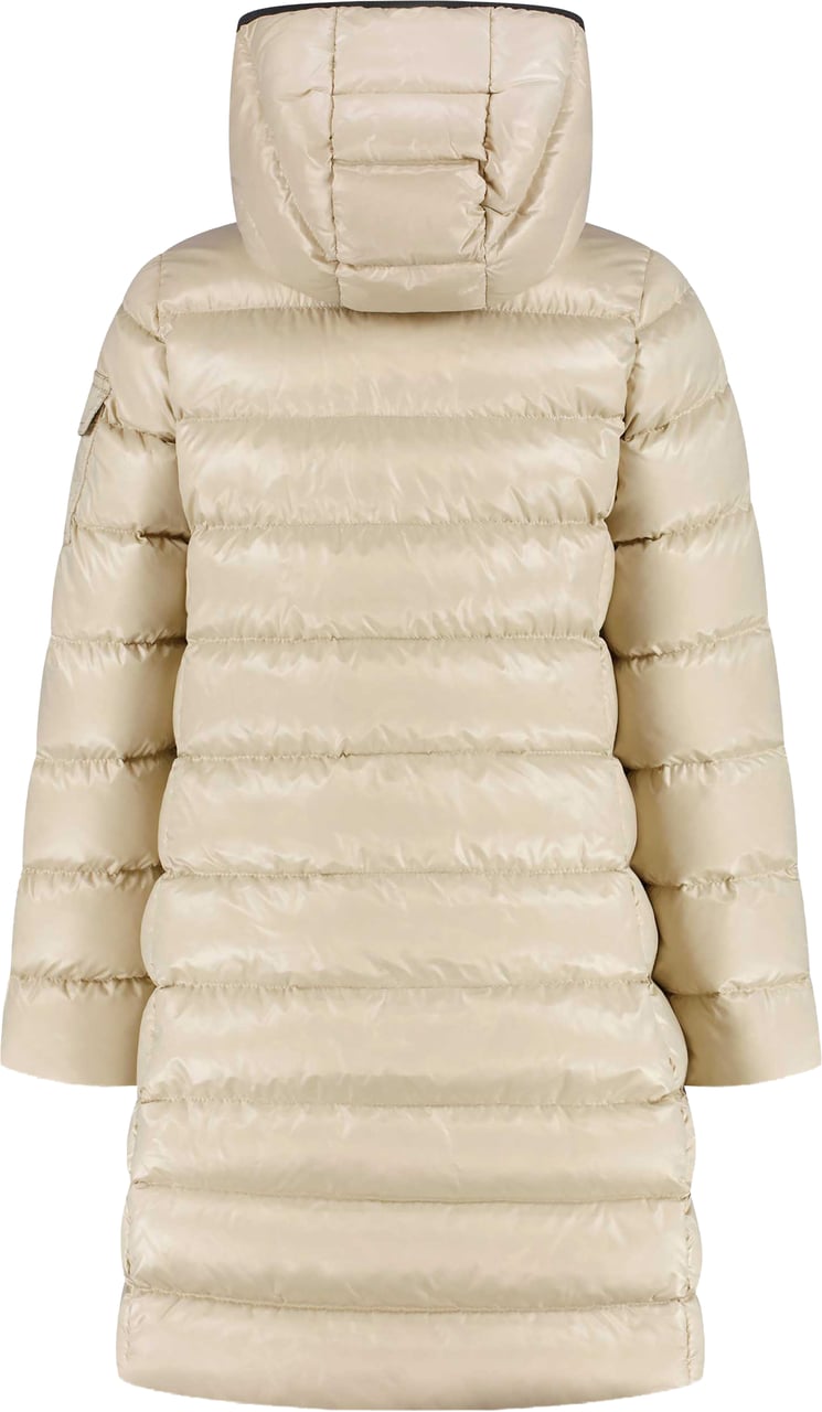 Moncler Moka Long Coat Beige