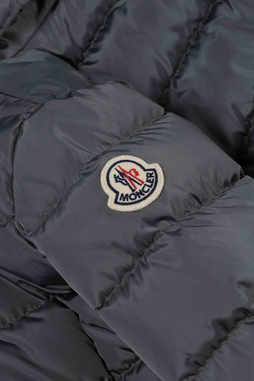 Moncler Charpal Long Coat Grijs