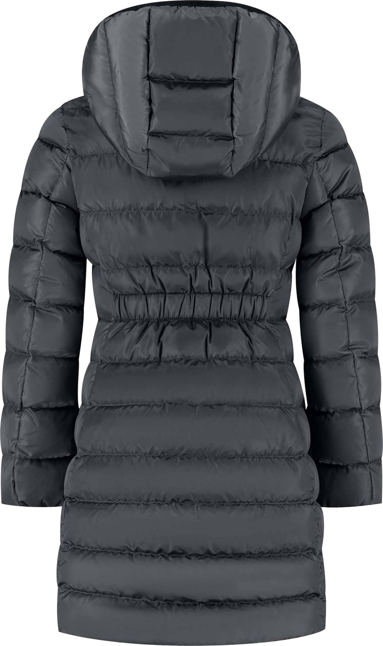 Moncler Charpal Long Coat Grijs