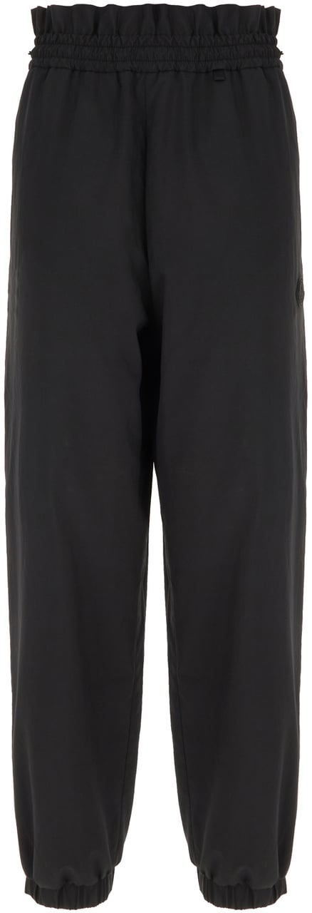 Moncler Moncler Black polyester pants Zwart