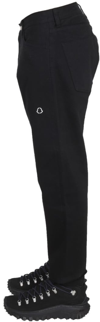 Moncler 7 Frgmt Hiroshi Fujiwara Cotton Denim Jeans Zwart