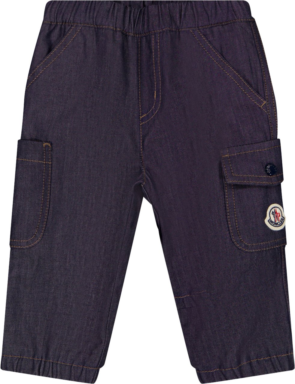 Moncler Baby Jongens Broek In Navy Blauw